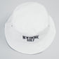 NVG Embroidery Bucket Hat / WHITE