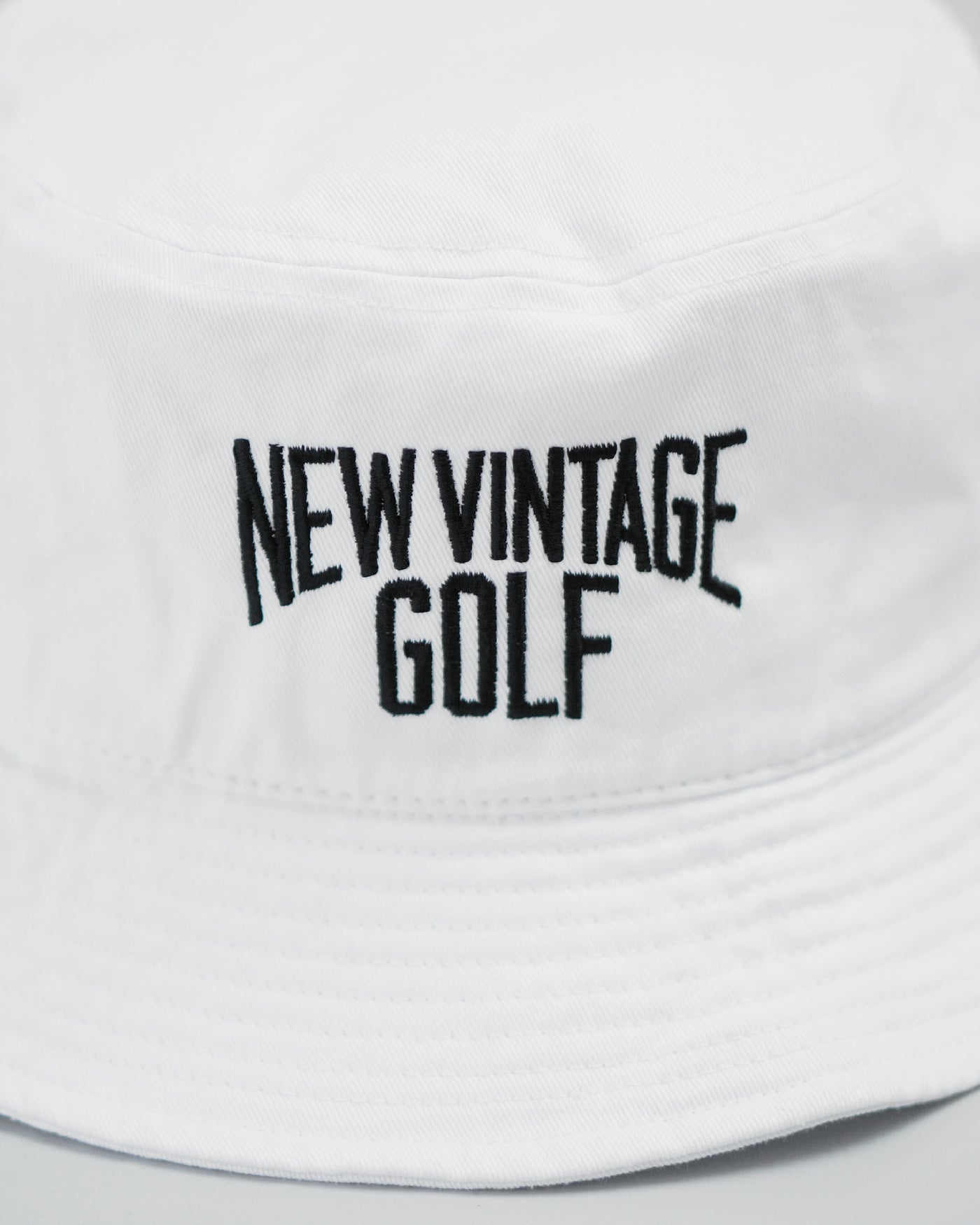 NVG Embroidery Bucket Hat / WHITE