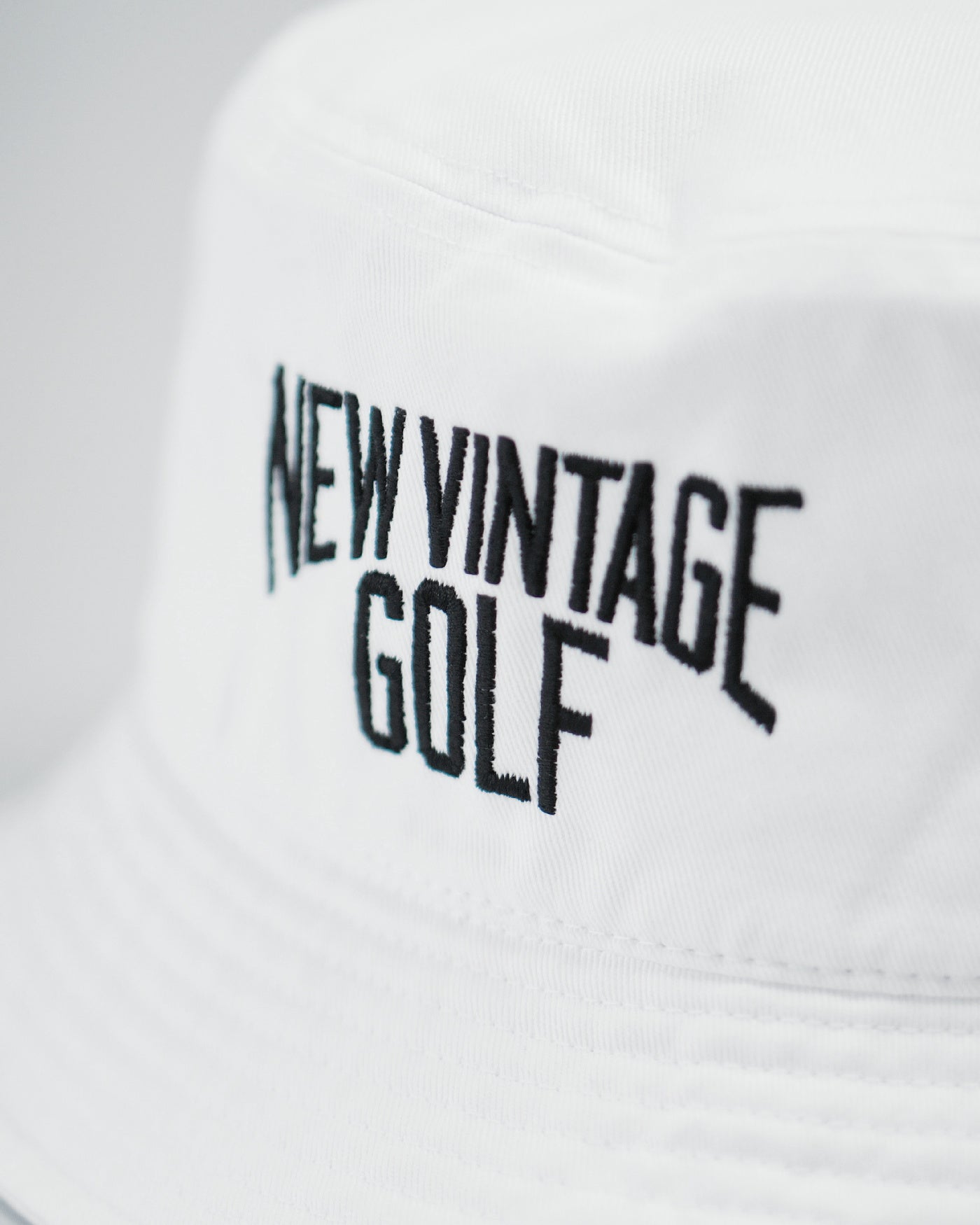 NVG Embroidery Bucket Hat / WHITE