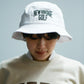 NVG Embroidery Bucket Hat / WHITE