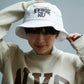 NVG Embroidery Bucket Hat / WHITE