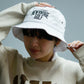 NVG Embroidery Bucket Hat / WHITE