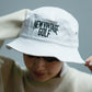 NVG Embroidery Bucket Hat / WHITE