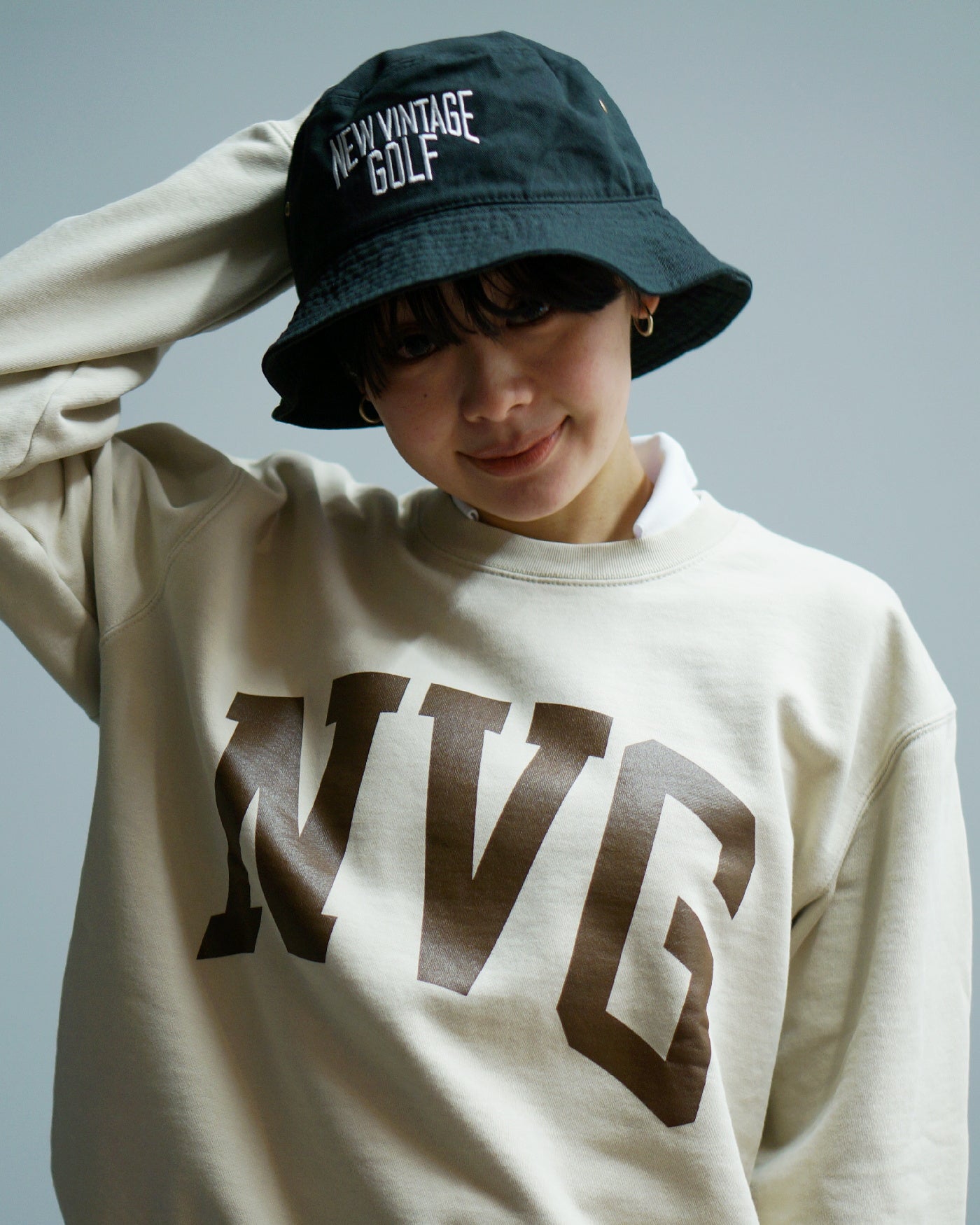 NVG Embroidery Bucket Hat / BLACK