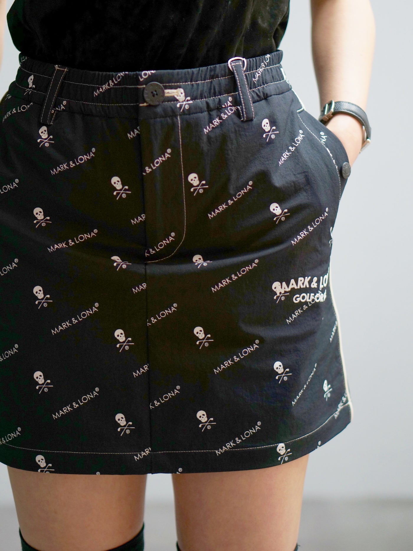 Union Frequency Skirt | WOMEN / BLACK