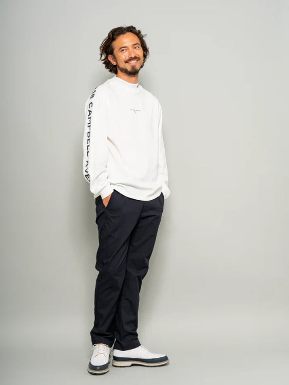 SVKA5017［サルベージパブリックコレパ］アラパイナモックネック L/S（CAMPBELL AVE） / BLACK