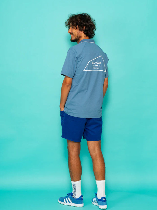 SVKS5022［サルベージパブリックコレパ］ウカコーデュロイショーツ / BLUE