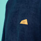 SVKS6018［サルベージパブリックコレパ］3.6パイルモックネック S/S（DH Leather patch）/ NAVY