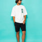 SVKS6022［サルベージパブリックコレパ］サーフモックネック S/S(Nalu＆Turf) / BLACK