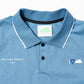 SVKS6015［サルベージパブリックコレパ］フナカイサーフポロ S/S（I♡DH） / Ocean Blue