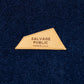 SVKS6018［サルベージパブリックコレパ］3.6パイルモックネック S/S（DH Leather patch）/ NAVY
