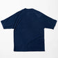 SVKS6018［サルベージパブリックコレパ］3.6パイルモックネック S/S（DH Leather patch）/ NAVY