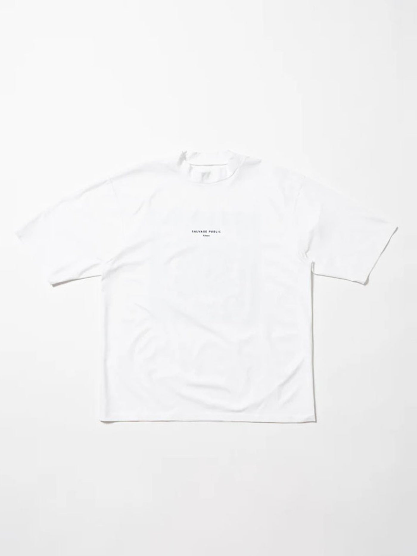 SVKS6023［サルベージパブリックコレパ］サーフモックネック S/S(TI LEAF Paisley) / WHITE