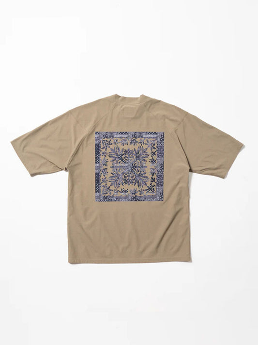 SVKS6023［サルベージパブリックコレパ］サーフモックネック S/S(TI LEAF Paisley) / SAGE