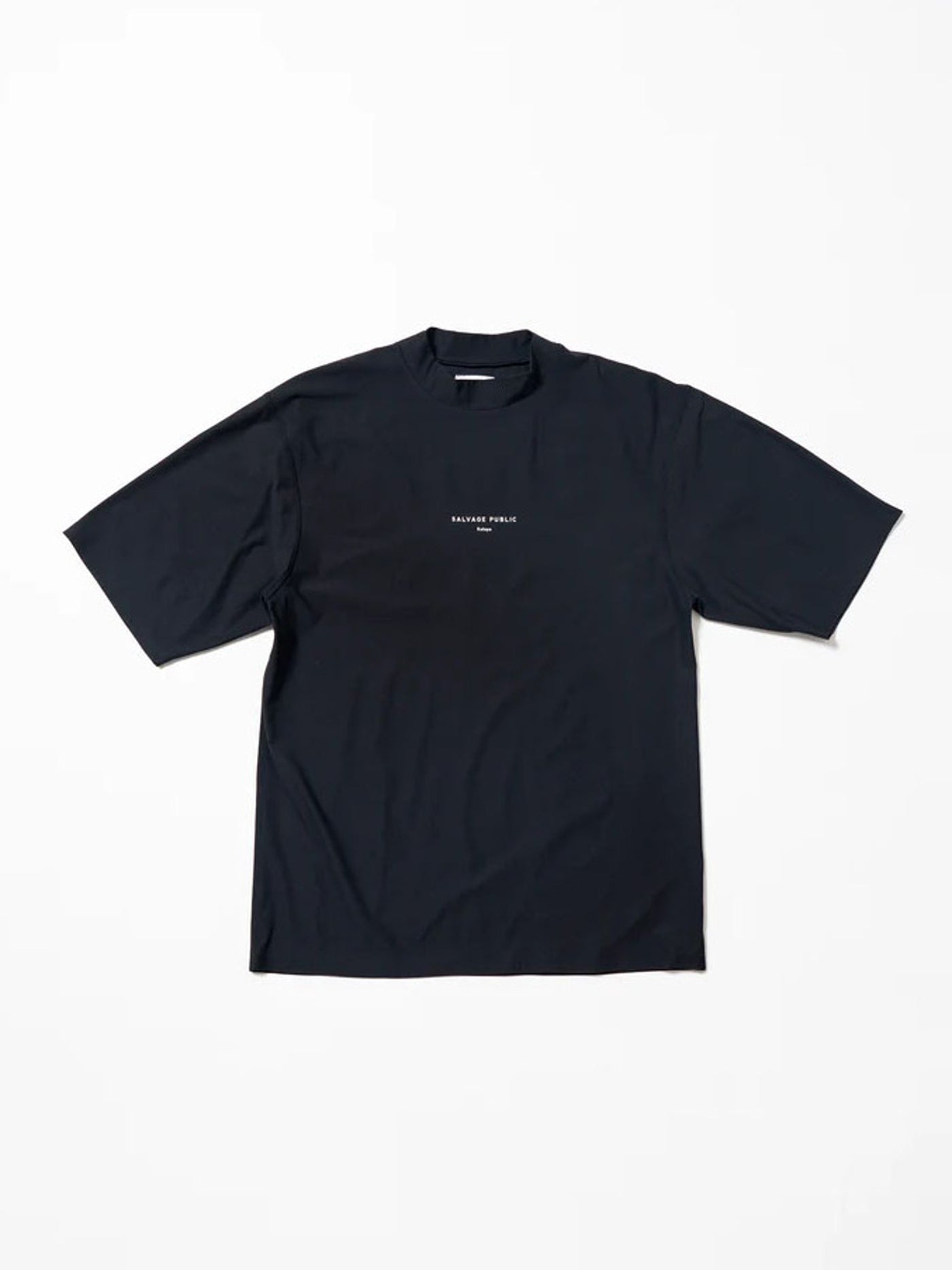 SVKS6023［サルベージパブリックコレパ］サーフモックネック S/S(TI LEAF Paisley) / BLACK