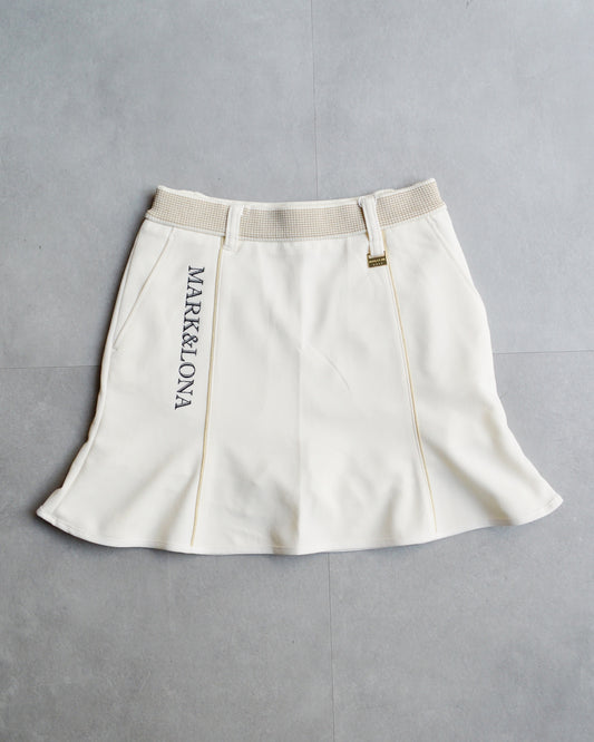 Luminous Flare Skirt | WOMEN / WHITE