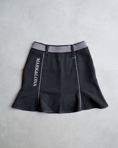 Luminous Flare Skirt | WOMEN / BLACK