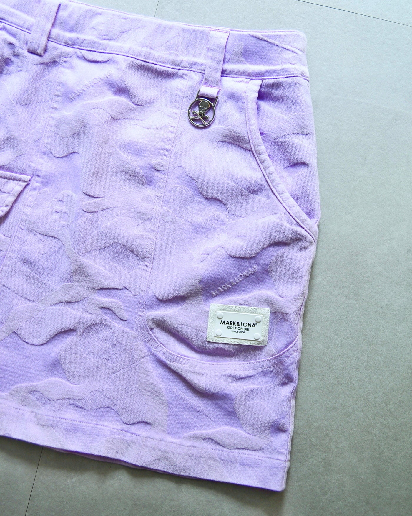 Gauge Garment Dye Skirt | WOMEN / LAVENDER