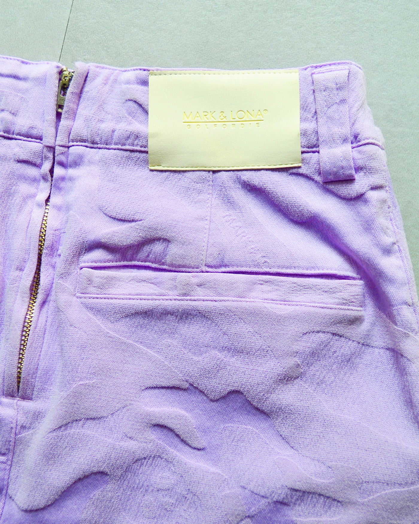 Gauge Garment Dye Skirt | WOMEN / LAVENDER