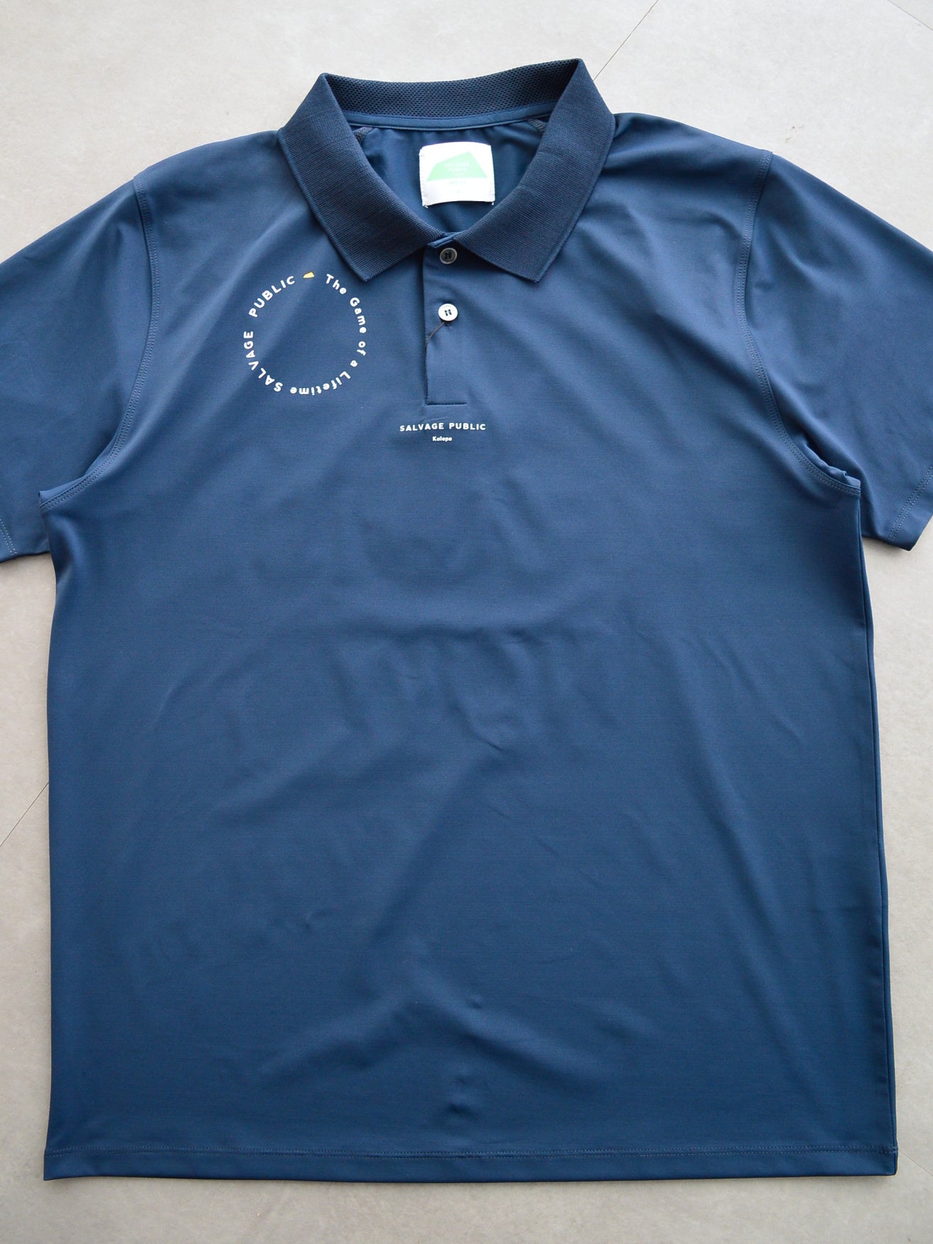 SVKS5021［サルベージパブリックコレパ］Kolepa ツアーポロ SS / NAVY