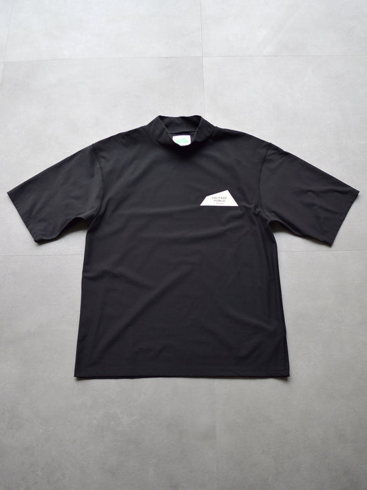 SVKS5032［サルベージパブリックコレパ］SURF モックネック S/S (EXELLENCE) / BLACK