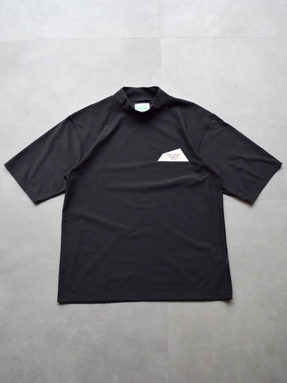 SVKS5032［サルベージパブリックコレパ］SURF モックネック S/S (EXELLENCE) / BLACK