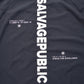 SVKS5032［サルベージパブリックコレパ］SURF モックネック S/S (EXELLENCE) / BLACK
