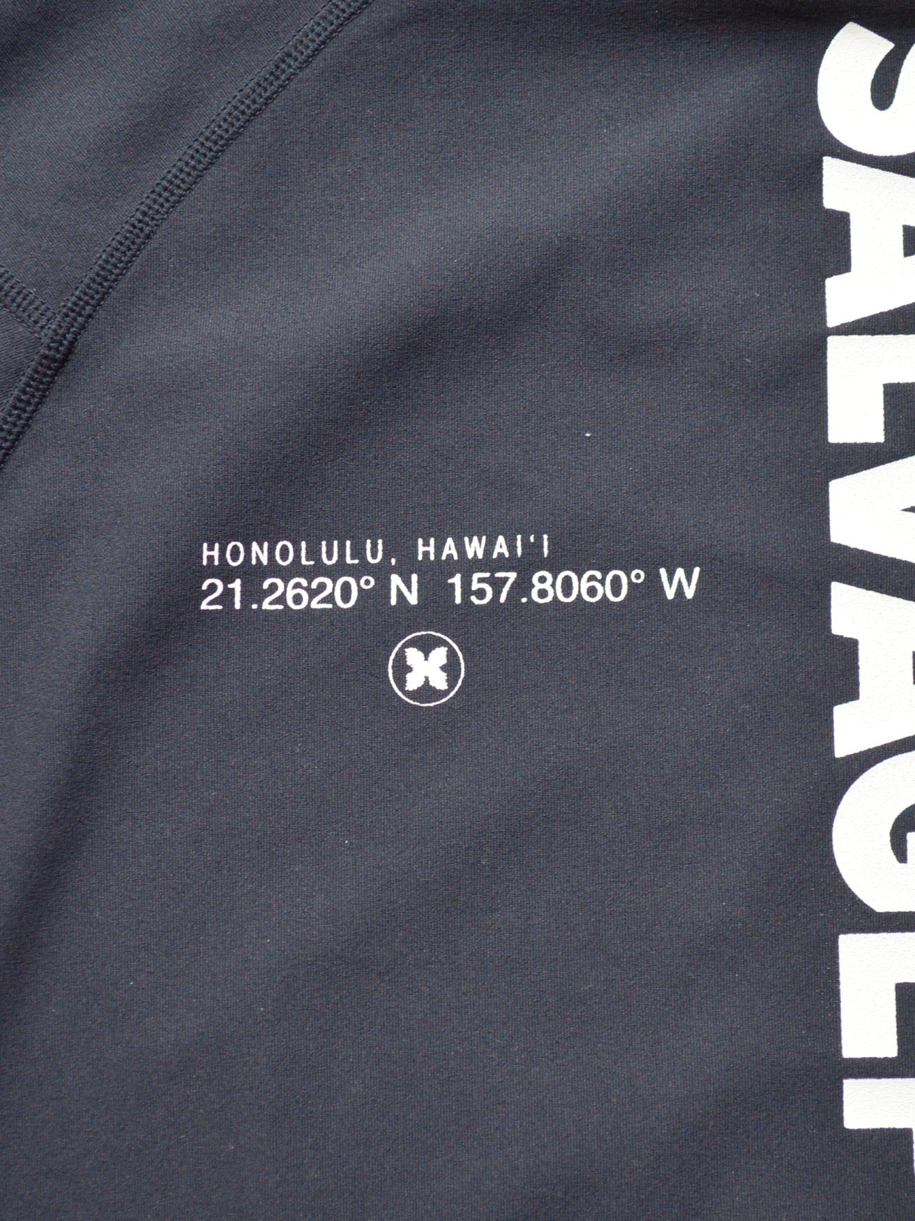 SVKS5032［サルベージパブリックコレパ］SURF モックネック S/S (EXELLENCE) / BLACK