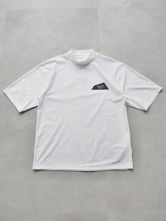 SVKS5032［サルベージパブリックコレパ］SURF モックネック S/S (EXELLENCE) / WHITE
