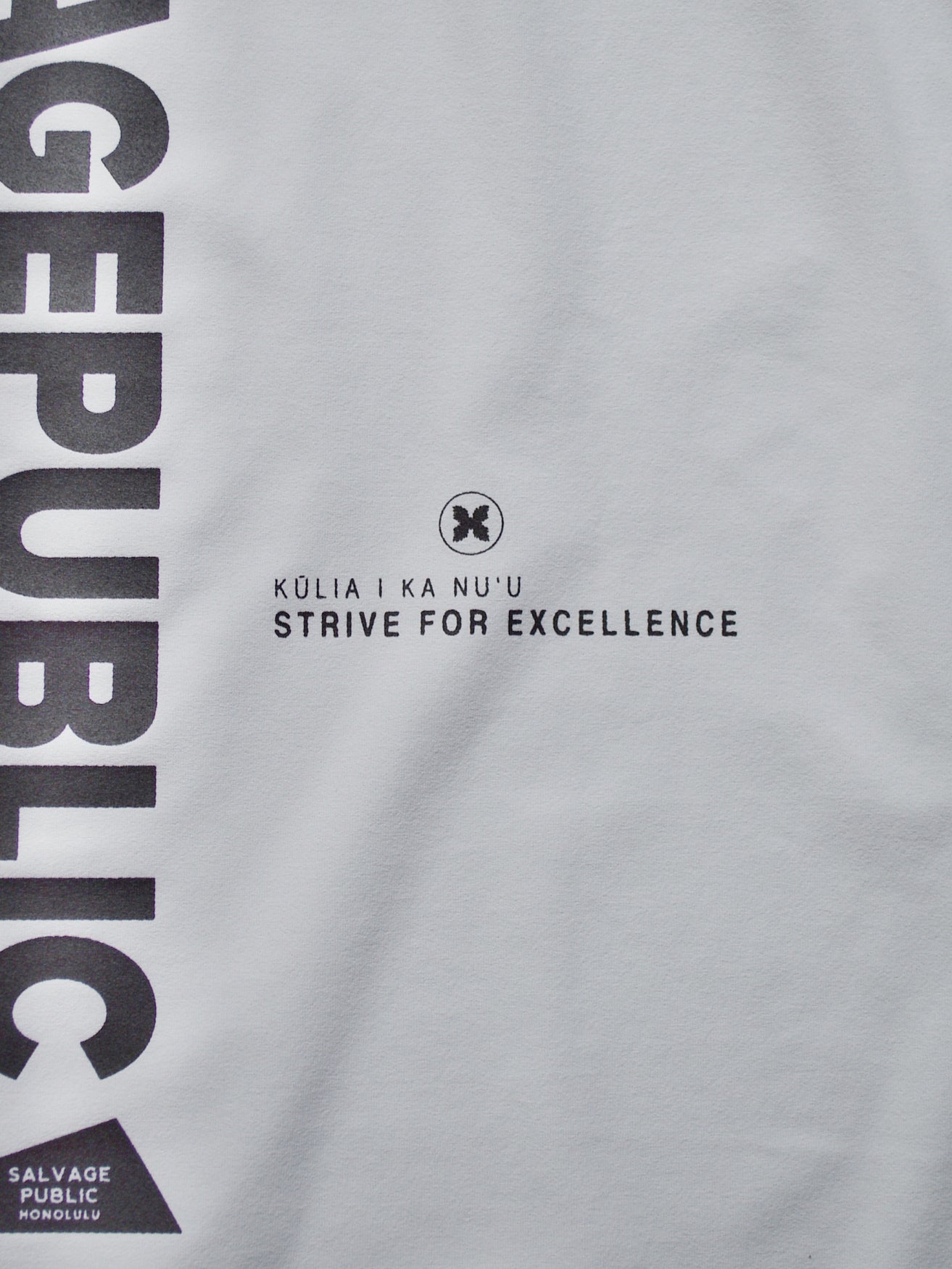 SVKS5032［サルベージパブリックコレパ］SURF モックネック S/S (EXELLENCE) / WHITE