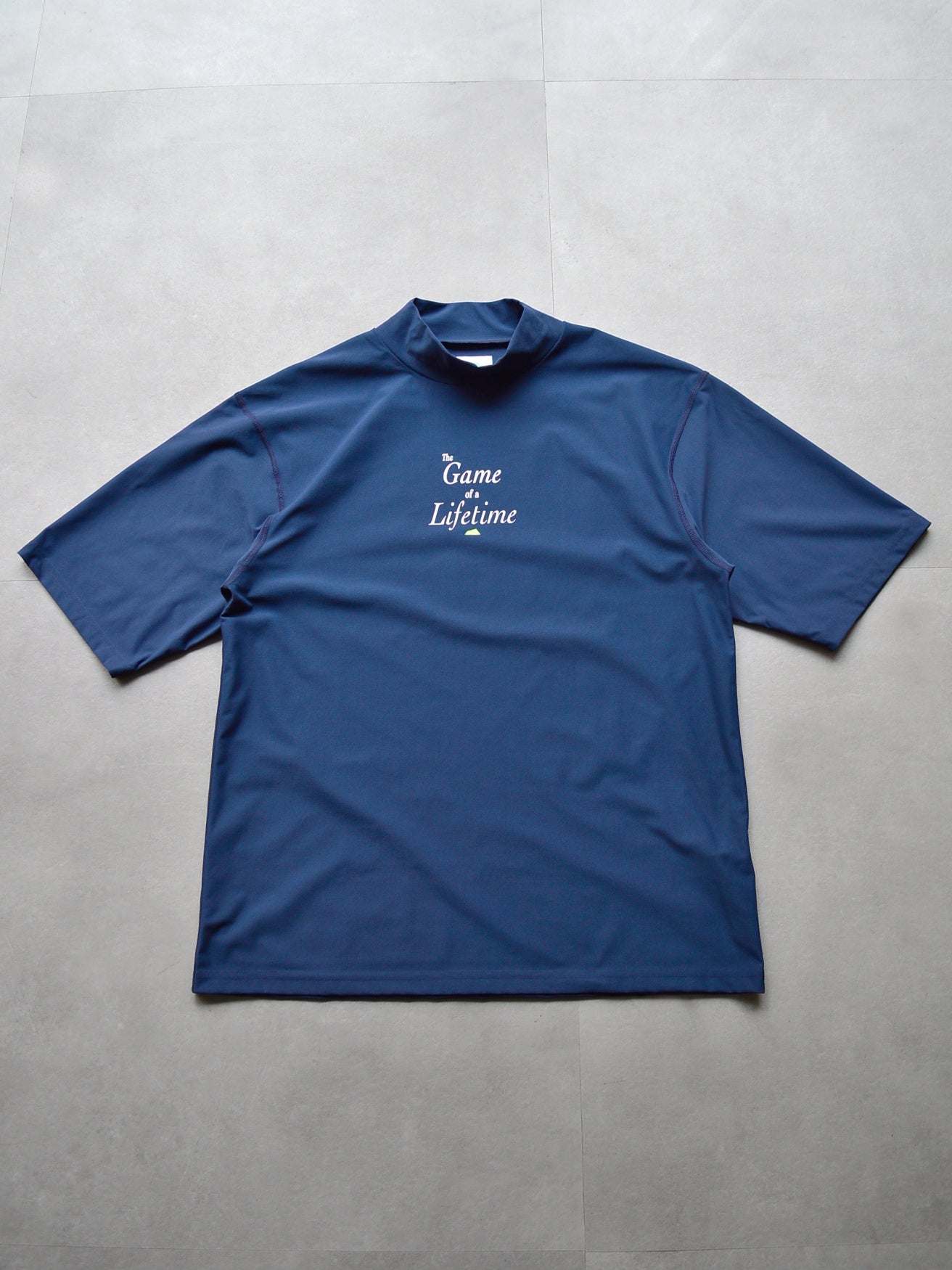 SVKS5030［サルベージパブリックコレパ］SURF モックネック S/S (HI) / Navy
