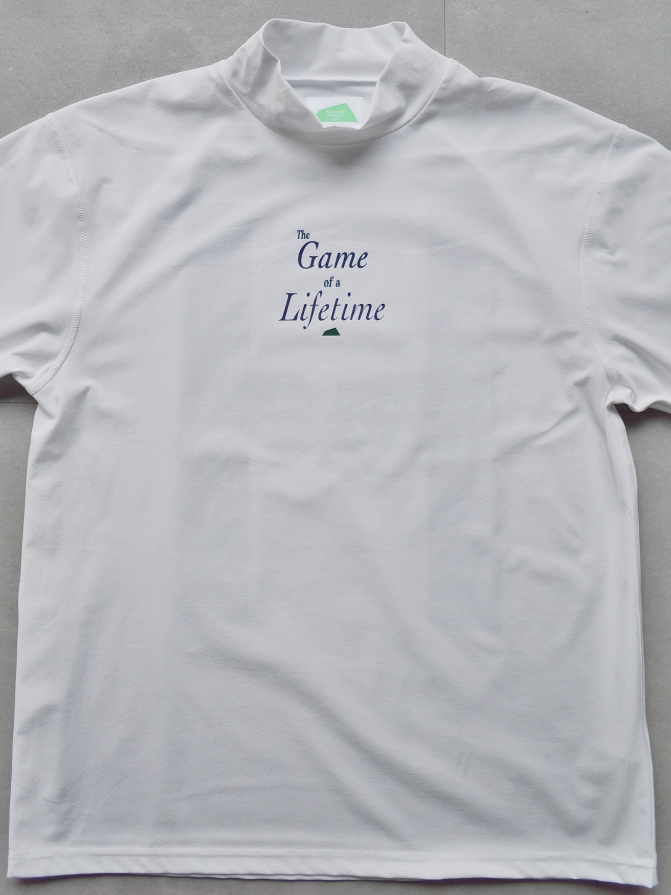SVKS5030［サルベージパブリックコレパ］SURF モックネック S/S (HI) / White
