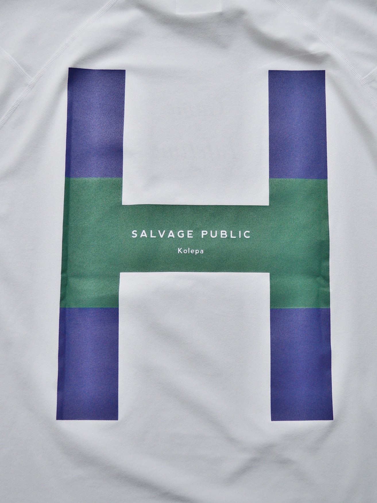 SVKS5030［サルベージパブリックコレパ］SURF モックネック S/S (HI) / White