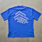 Graphic Mock Neck Tee | MEN / BLUE