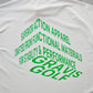 Graphic Mock Neck Tee | MEN / WHITE