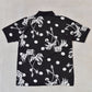 NVG×SUNSURF Moon Palm Tree Polo (BLACK)