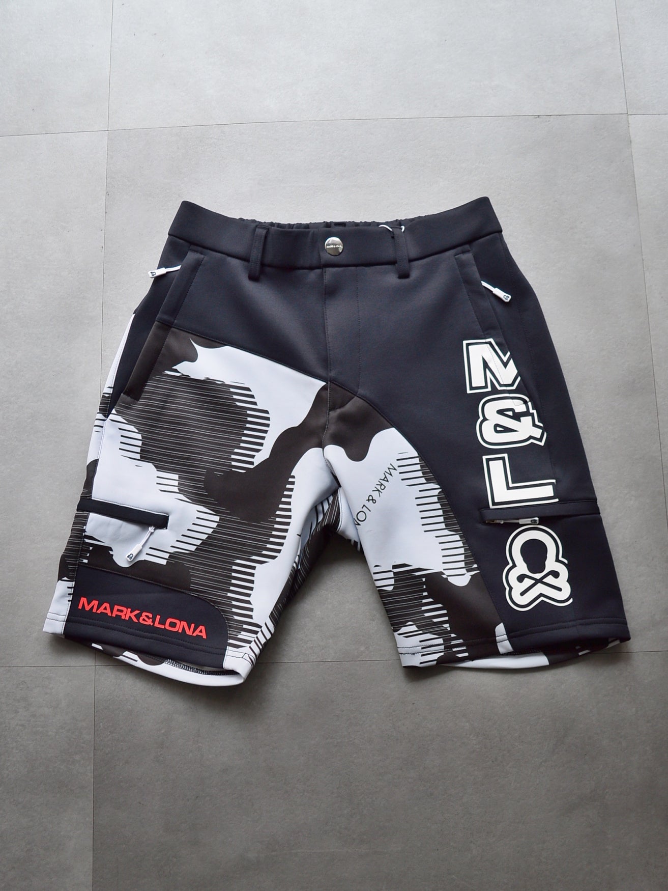 Flow Camo Shorts | MEN / BLACK