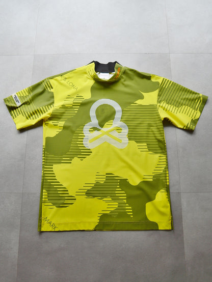 Flow Camo Mock Neck Tee | MEN / YELLOW