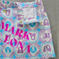 Aura Monogram Trapeze Skirt | WOMEN / PURPLE