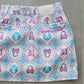 Aura Monogram Trapeze Skirt | WOMEN / PURPLE