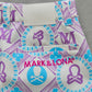 Aura Monogram Trapeze Skirt | WOMEN / PURPLE