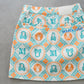 Aura Monogram Trapeze Skirt | WOMEN / GREEN