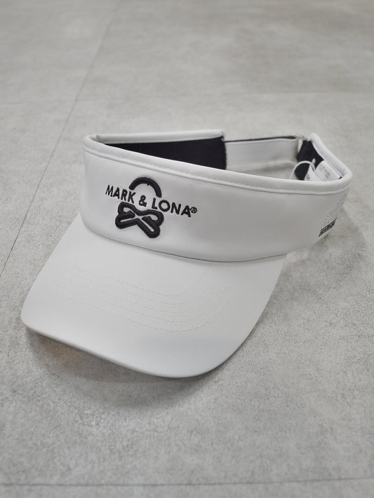 Option Crystal Flag Visor  | MEN and WOMEN / WHITE