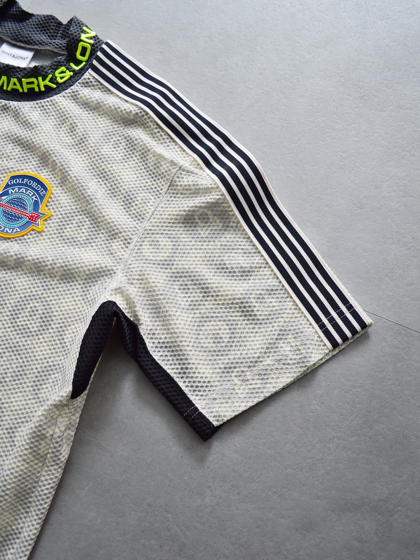 B.O.C Mesh Mock Tee  | MEN / IVORY