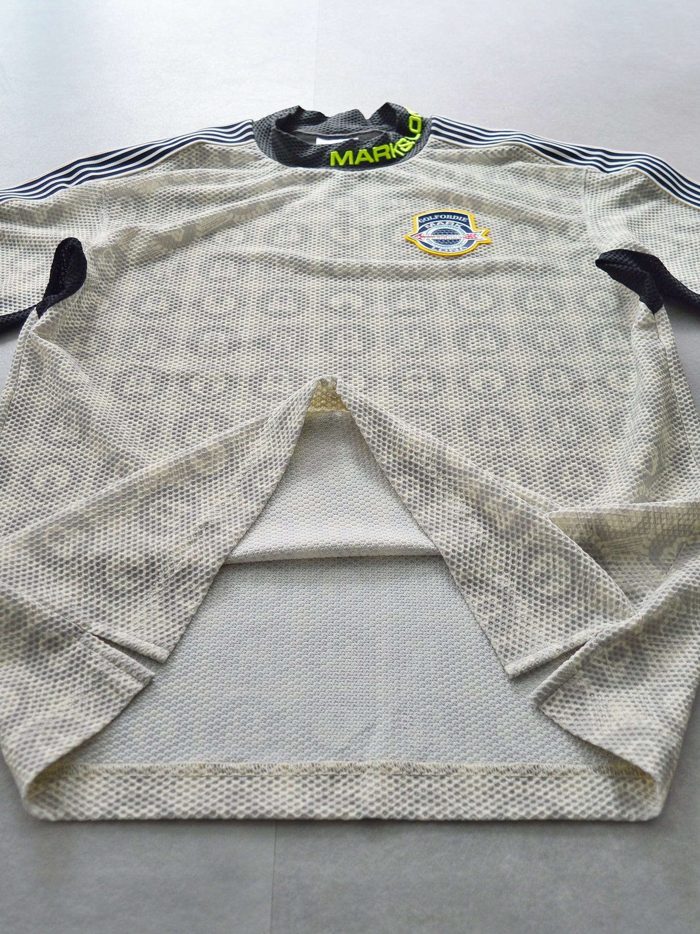 B.O.C Mesh Mock Tee  | MEN / IVORY