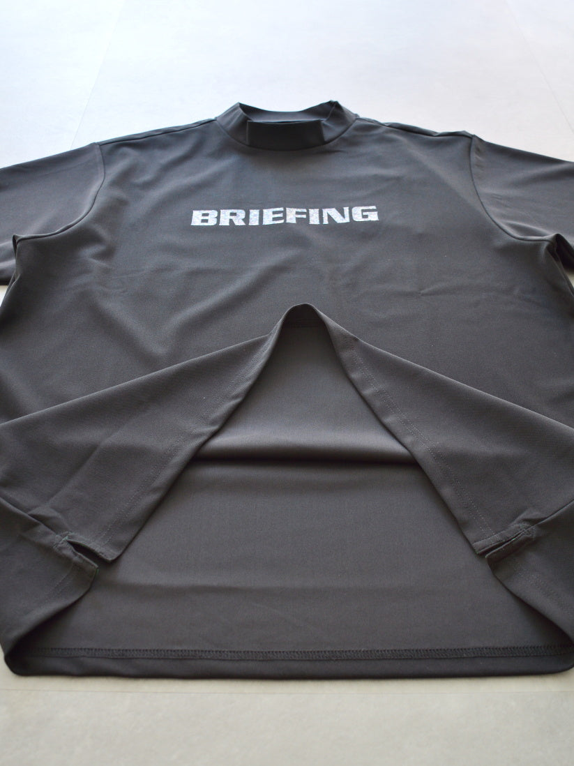 BRIEFING GOLF | MEN'S EARTH HIGHNECK （リラックスフィット）/ BLACK