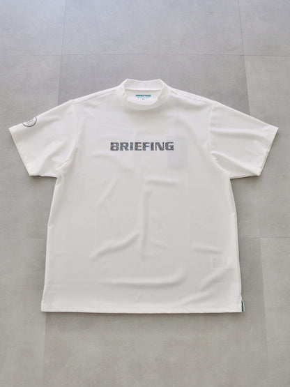 BRIEFING GOLF | MEN'S EARTH HIGHNECK （リラックスフィット）/ WHITE