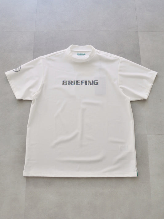 BRIEFING GOLF | MEN'S EARTH HIGHNECK （リラックスフィット）/ WHITE