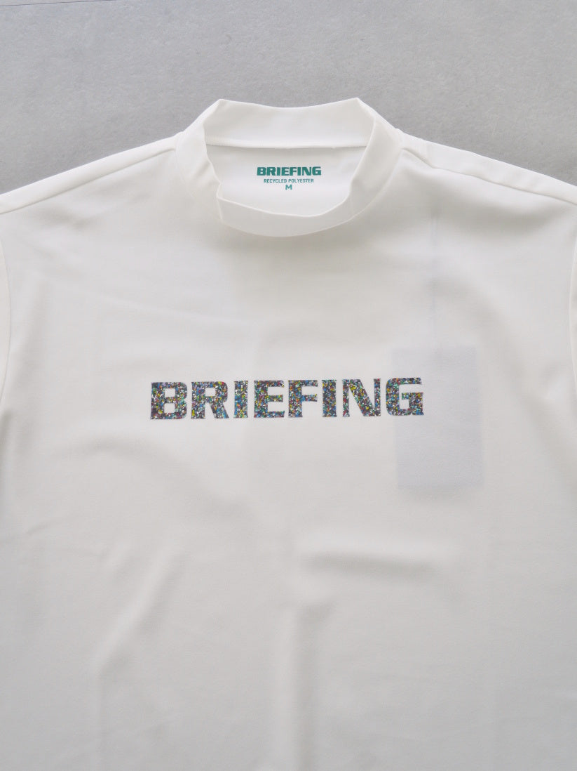 BRIEFING GOLF | MEN'S EARTH HIGHNECK （リラックスフィット）/ WHITE