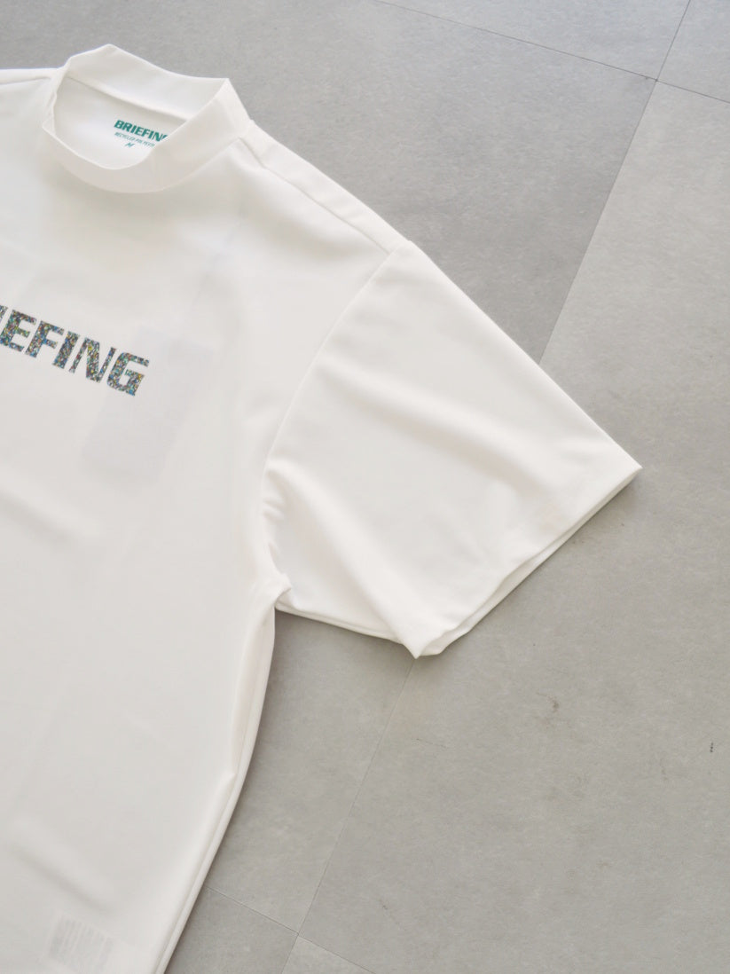 BRIEFING GOLF | MEN'S EARTH HIGHNECK （リラックスフィット）/ WHITE